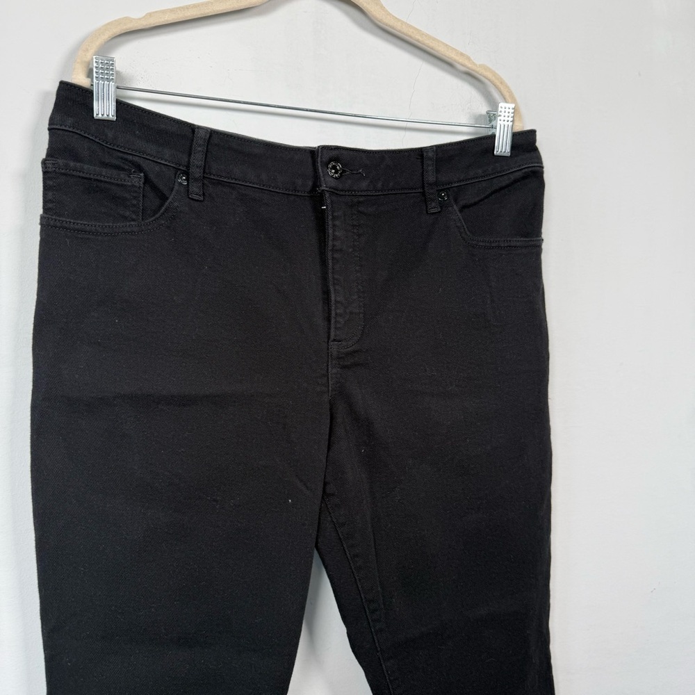 Express Curvy Boot Mid Rise Classic Black Denim, Size 14R - Picture 3 of 10